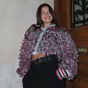 Perfect Moment x H&M BOUCLÉ-Knit Wool Cardigan Large